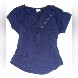 💙Garage button up tee💙